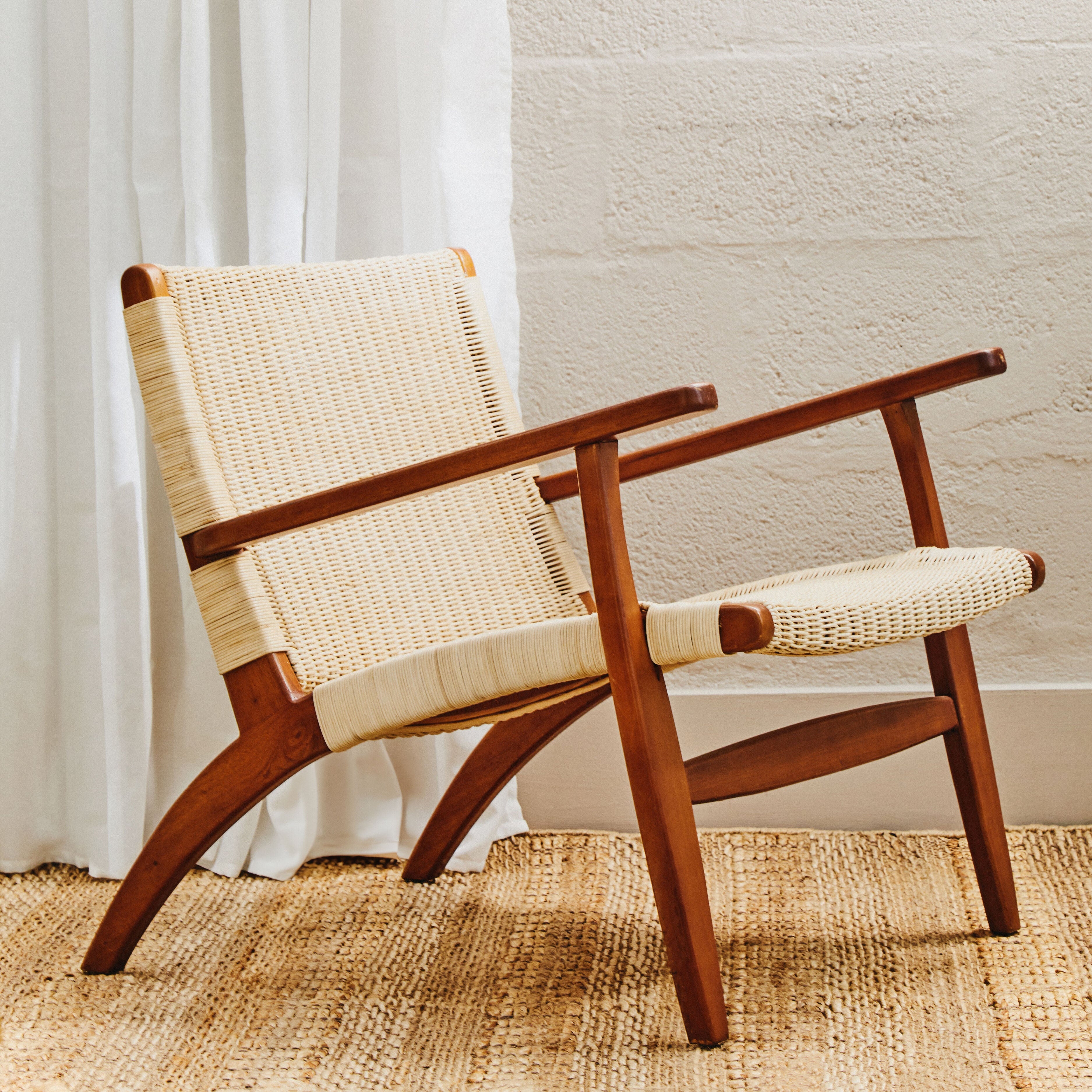 Bali Woven Chair In Natural Rattan